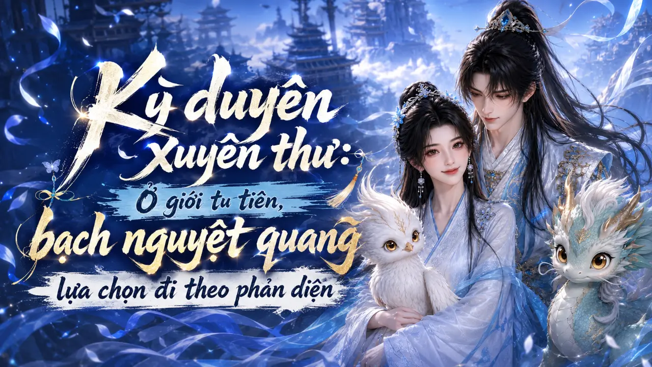 Kỳ duyên xuyên thư: Ở giới tu tiên, bạch nguyệt quang lựa chọn đi theo phản diện